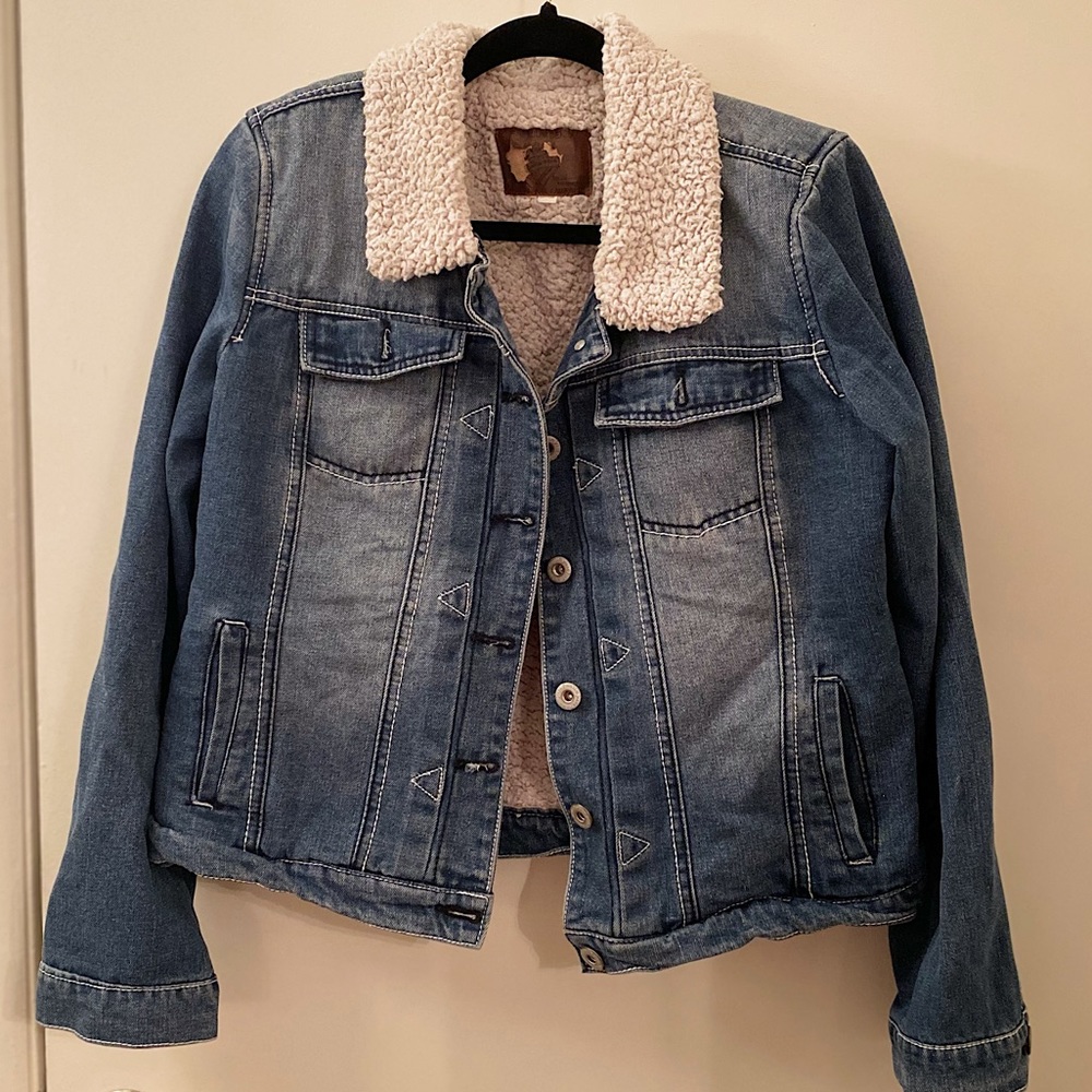 Vintage Sherpa Denim Jacket